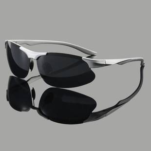 Spring-Legged Polarized Men's Sunglasses Aluminum-Magnesium Same Style Trendy Sunglasses Women's Outdoor Sports Cycling Glasses Fishing Glasses