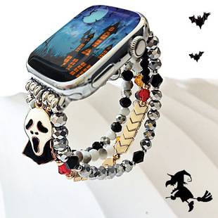 Halloween Party Decoration Watch Strap Suitable for Apple 38-49mm Full Range of Specifications