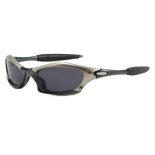 European and American cross-border outdoor trendy colorful sunglasses for men, UV protection sports cycling glasses for women 079