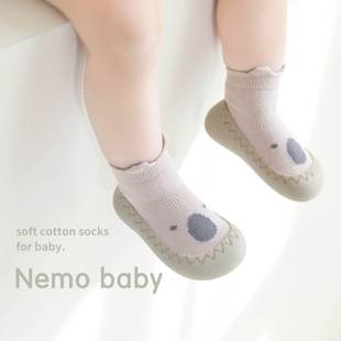 2022 spring and summer baby shoes and socks cartoon soft bottom non-slip toddler shoes anti-slip children's soft bottom shoes baby floor socks