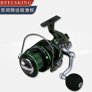 Reelsking Td Long-Range Casting Wheel Large Gapless Sea Rod Fishing Wheel Spinning Wheel Fishing Line Wheel Anchor Fish Sea Rod Fish Wheel