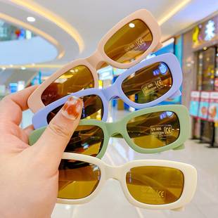 New Egg-Shaped Sunglasses Children's Glasses Sunglasses Wholesale Gradient Color Cross-Border Popular Baby