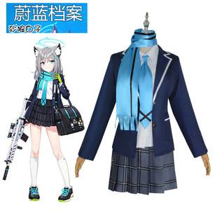 Blue Archives Blue Archive Sand Wolf Baizi cos Clothing Sand Wolf Chengzi cosplay Character Animation Clothing