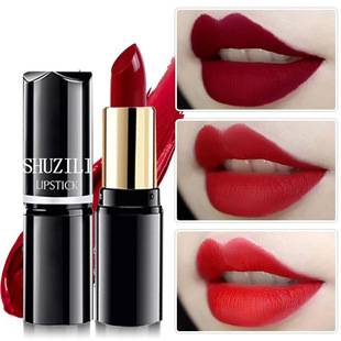 Shuzili Round Tube Lipstick Moisturizing Easy-To-Color Non-Fading Cosmetics Wholesale