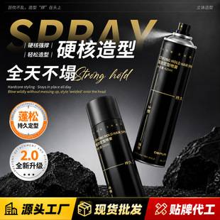 Hair Styling Spray, Hair Dry Gel, Bangs, High Crown, Short Hair, Flyaway Hair Shaping, Hairstyle Setting Spray