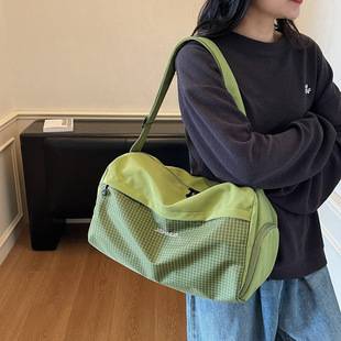 Sports Fitness Bag with Dry and Wet Separation, Swimming Storage Bag, Women's Cross-Body Travel Luggage Bag, Men's Small Portable Travel Bag