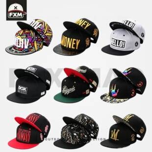 European and American Compton youth street dance flat-brim hats, men's trendy street dance hip-hop hats, AliExpress hot-selling hats wholesale