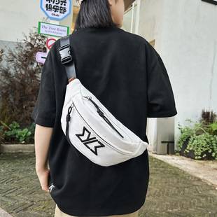 Simple Casual Ins-Style Bag for Women, Trendy Brand, Large Capacity, Embroidered Waist Bag, Couple Style, Casual Crossbody Small Bag, Chest Bag