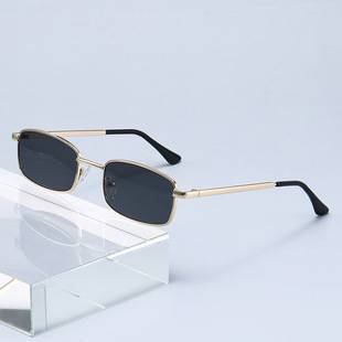 Fashion Metal Retro Small Frame Sunglasses 2024 New European and American Trendyy Sunglasses High-End Sunglasses for Women