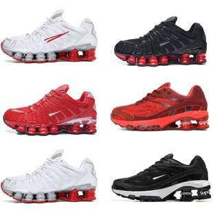 Men's and Women's Shox Tl Mesh Sports Shoes with Full-Length Spring Column Technology, Cushioning Running Shoes, Lightweight and Comfortable Casual Shoes
