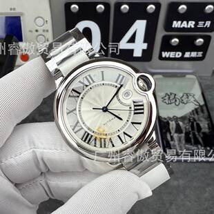 Af Factory Caijia Balloon High-Quality Stainless Steel Non-Alloy Automatic Mechanical Watch Men's Business Fashion Leather Strap Waterproof