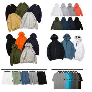 2024 Amazon Autumn and Winter Cp Casual Fine Cotton Pullover Hooded Sweatshirt for Men and Womencompany Round Lens Ins