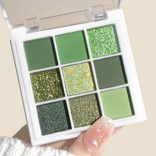 Capel 9-color avocado eyeshadow palette for girls, matte and shimmer makeup eyeshadow palette