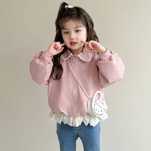 Girls' Autumn Jacket 2025 New Korean Style Little Girls' Jackets Spring and Autumn Style Western Style Baby Girl Casual Clothes