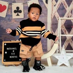 2022 new winter bottoming shirt round neck sweater children's crystal mink velvet boys' baby pullover top