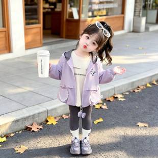 Girls' Coat Spring and Autumn 2026 New Style Small and Medium-Sized Children's Trench Coat Children's Autumn Outfit Baby Girl's Early Autumn Jacket Little Girl