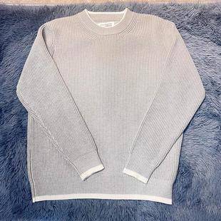 Sweater Wool Knitwear Autumn and Winter Fashion Street Trendy Round Neck Short-sleeved Pullover Loose Thickened Lazy Short