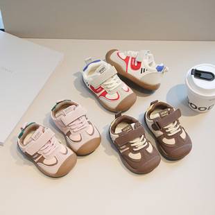 Baby Soft-Soled Spring and Autum Walking Shoes New 2025 Autum New Baby Functional Kidsren's Girls' Shoes Anti-Slip and Anti-Kick