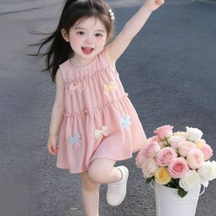 Girls' Summer Dress, Baby Princess Dress, Summer Thin Style, Stylish Little Girl Baby Sweet Vest Dress
