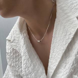 2025 Men's Necklace Trendy Clavicle Chain Fashion Versatile High Street Hip-Hop Pendant Accessory Gift for Boyfriend