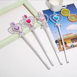 Spot factory direct children's Frozen Crown Magic Wand Princess Aisha Crown Stage Performance Set