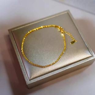 Sparkling Bracelet Women's Light Luxury Niche Design Broken Gold Bracelet Temperament 2025 Summer New Trendy Hand Accessories