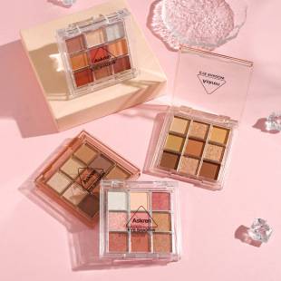 Cosmetics Makeup Pink Flash Nine-Color Eyeshadow Blush All-In-One Multi-Purpose Comprehensive Palette Earth Color Beauty Makeup Cross-Border