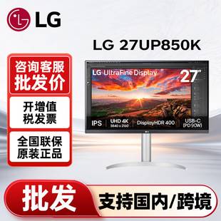 Lg Monitor 27Up850K 27-Inch 4K Hdr400 Type-C 90W Office Design Display