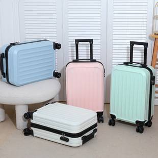 Suitcase, Sturdy and Durable, New Student Password Box Suitcase 20inch Boarding Case Zipper Double-Layer Trolley Case