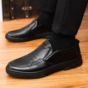 Chef King non-slip chef shoes, comfortable business casual leather shoes, kitchen formal wear men's work shoes, suitable for chefs in all seasons