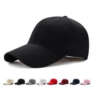 Spring and Summer Hats for Men and Women, Magic Tape Baseball Caps, Outdoor Cross-Border Autumn and Winter Six-Panel Custom Sports Solid Color Baseball Caps