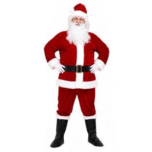Cross Border Santa Claus Clothes Dress Up Adult Men's Christmas Cosplay Clothes Christmas Clothes Dress Up
