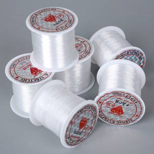 0.2-0.8MM transparent fishing line elastic crystal line beaded line diy handmade bracelet jewelry materials