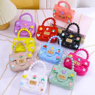 2026 New Model Handmade Patchwork DIY Mini Small Bag Chain Crossbody Bag for Women and Children, Jelly Bag