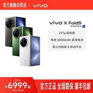 Vivo X Fold5 New Product Launch, Foldable Screen Business Flagship, Full Network 5g Phone, Lightweight for Office Use and Photography