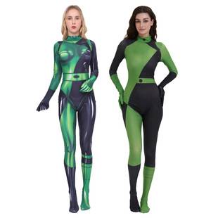 Shewu Spicy Girl cos Game Role Stage Clothes Play One-Piece Tights