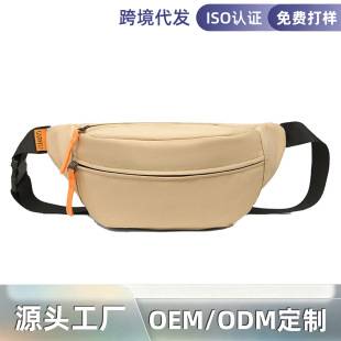 Factory Wholesale Men's Waist Bags Trendy Japanese Style Casual Women's Large Capacity Chest Bags Women's Crossbody Sports Phone Bags