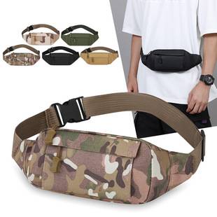 Men's multifunctional tactical chest bag, outdoor sports phone bag, trendy, stylish, lightweight, versatile crossbody shoulder bag
