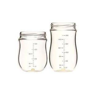 Suitable for 6.4cm Diameter High Borosilicate Glass Milk Bottles, Universal Sx 100-Day Glass Milk Bottle, Baby Newborn Milk Bottle