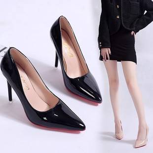 Pointed Toe Pumps for Women 2025 New Women's Shoes Spring and Summer European and American Style Large Size High Heels Women's Stiletto Work Shoes for Women