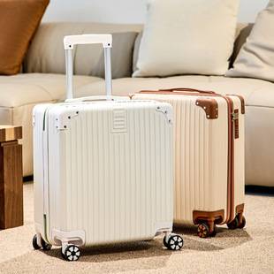 Small Suitcase 20inch Piece 18inch Portable Travel Suitcase Women's Trolley Case Men's Password Lock Suitcase Carry-On 18inch Carry-On Suitcase