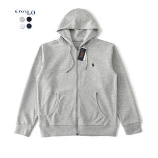 High-quality pure cotton Ralph Lauren sweatshirt, unisex style, open-front design, a popular item for cross-border sales