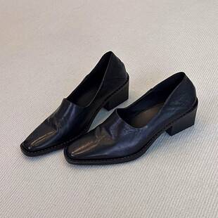 Sheepskin version ~ Old Money style minimalist retro fashion versatile all-season commuter loafers for women, casual and elegant small leather shoes