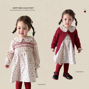 Zhele Children's Clothing Girls' Dress Spring 2026 New Style Children's Princess Dress Baby Dress One-Year-Old Girl Party Dress