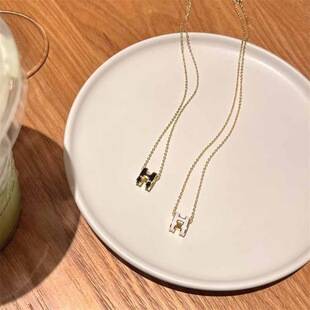 H Letter Pendant Necklace for Women, Ins Style, Light Luxury, Niche Design, High-End Feel, Stylish, New Model for Students, Internet Celebrity Clavicle Chain