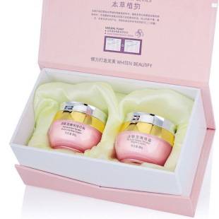 Lei Chi Bencao Plant Set Invigorating Skin Snow Tender Beauty Series Water Cream Cleansing Day and Night Isolation Cream Lei Chi Skin Care Products