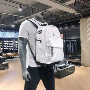 Trendy Brand Aj Large-Capacity New Style Flying Man Gypsophila Backpack Male and Female Student School Bag Couple Sports Backpack