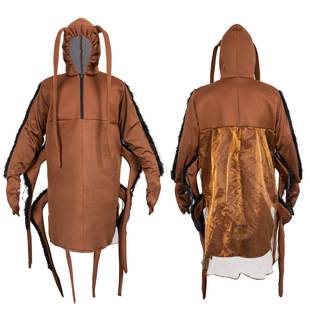 Halloween Cos Cockroach Costume Funny Performance Parent-Kids Costume Spoof Cosplay Adult and Children Cockroach Performance Costume