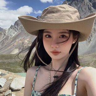 Outdoor Fisherman's Hat for Men and Women, Sun Protection, Large Brim Hat, Mountaineering, Travel, Fishing Hat, Anti-Uv, Breathable