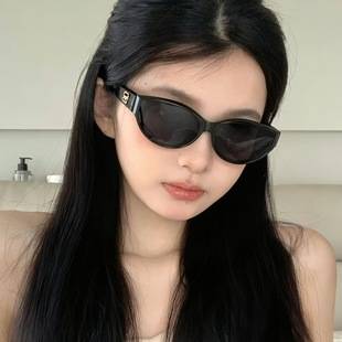 Cat-Eye Sunglasses for Women, High-End American Retro Internet Celebrity Glasses, European and American Style Sexy Sunglasses 2024 New Trend
